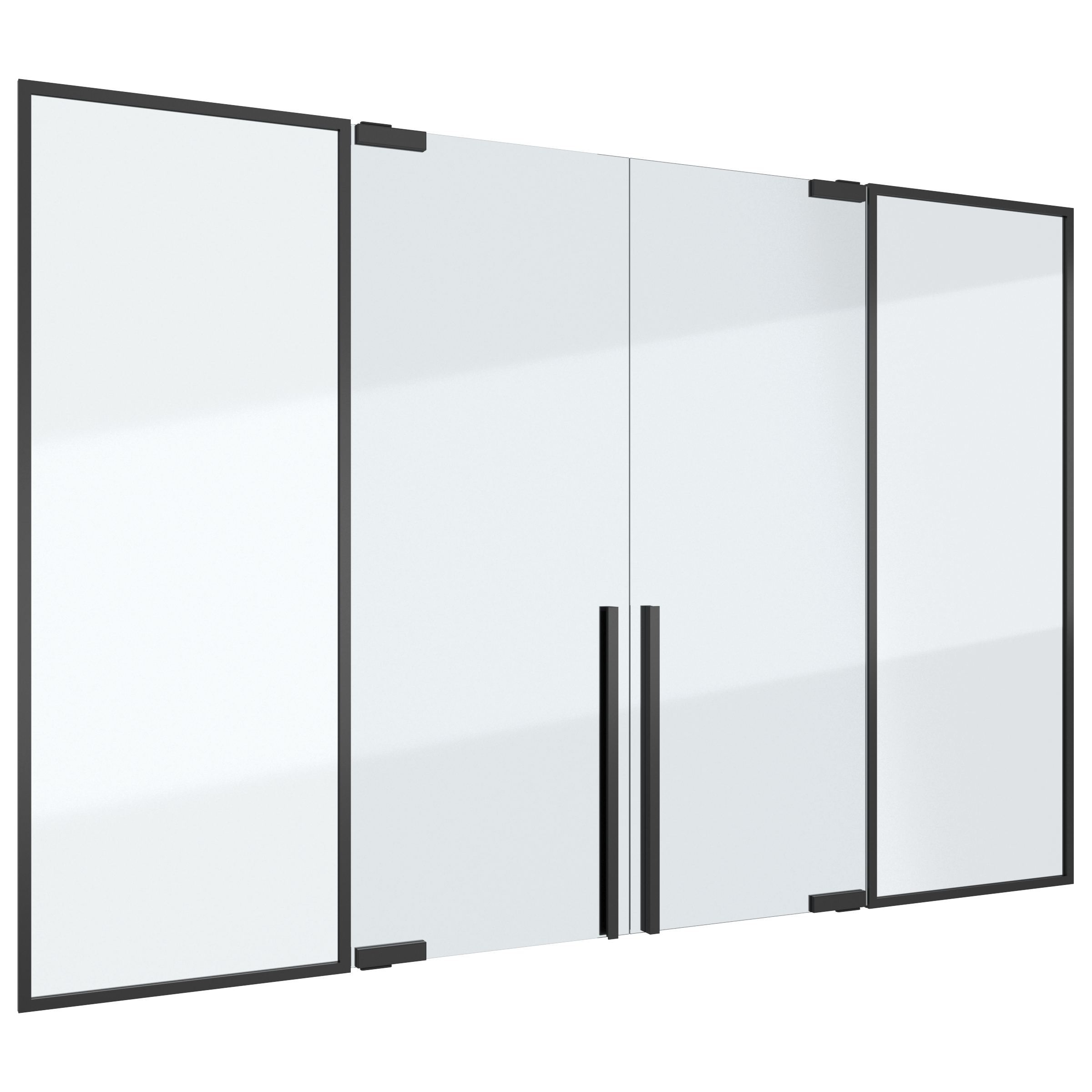 Portapivot Glass - Double door + fixed partitions – PortaPivot