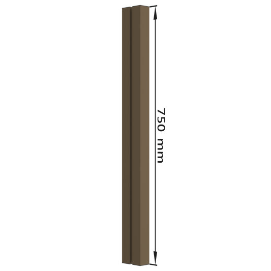 DG.10 door grip | 750 mm | Bronze